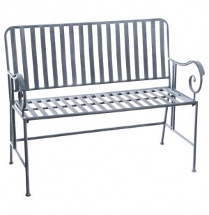 Banc - métal - décoration de jardin