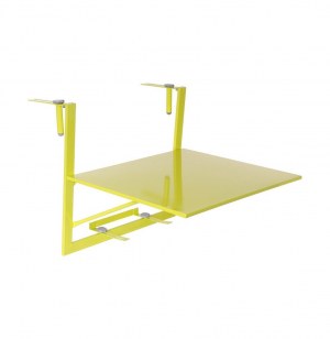 Tablette de balcon - baltra - 60 x 53 x 56 cm - acier - granny