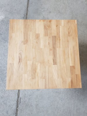 PLATEAU EN TECK 70x70