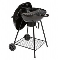 Barbecue au charbon - d 57 cm - noir