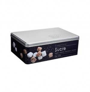 Boite alimentaire - relief ii - morceaux de sucre - 20.2 x 13.2 x 6.