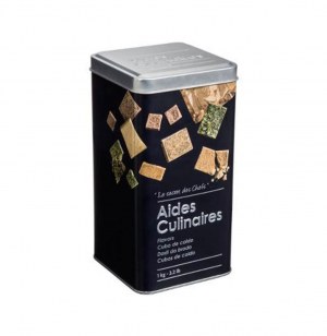 Boite alimentaire - relief ii - aides culinaire - 8.8 x 8.8 x 17 cm