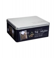 Boite alimentaire - relief ii - thé-infusion - 21 x 16.5 x 8.5 cm -