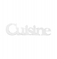 Stickers en miroir plaque de cuisine - 32 x 8 cm - acrylique