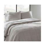 Dessus de lit - district 9 - 240 x 260 cm - polyester - gris clair