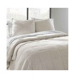 Dessus de lit - district 9 - 240 x 260 cm - polyester - blanc