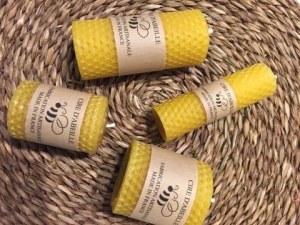 Bougie en cire d'abeille