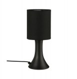 Lampe tactile - h 28 cm - noir