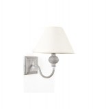 Applique à pied carré - 20 x 26.5 x 25 cm - lin