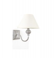 Applique à pied carré - 20 x 26.5 x 25 cm - lin