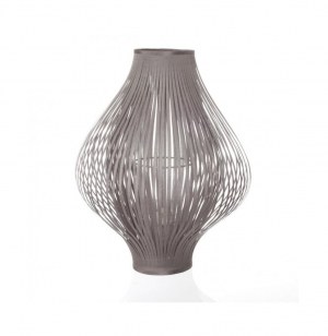 Lampe à poser pliante - yisa - h 44 cm - gris