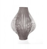 Lampe à poser pliante - yisa - h 44 cm - gris