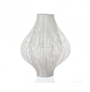 Lampe à poser pliante - yisa - h 44 cm - blanc