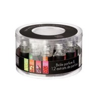 Brûle parfum avec 12 extraits de parfums - 10 ml