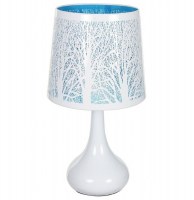 Lampe tactile arbres - bleu - système d'allumage au toucher