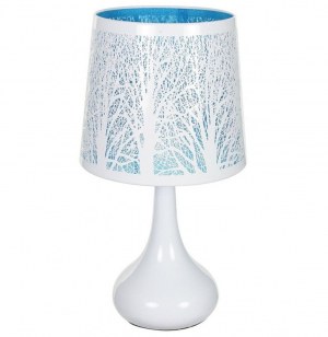 Lampe tactile arbres - bleu - système d'allumage au toucher
