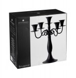 Bougeoir à 5 têtes - 36 x 30 cm - noir