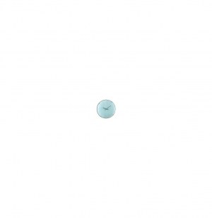 Pendule murale - 27 x 4.8 cm - plastique - vert