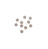 Guirlande 10 boules led - 165 x d 6 cm - taupe