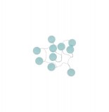 Guirlande 10 boules led - 165 x d 6 cm - menthe