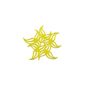 Dessous de plat flame vert - koziol