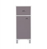 Meuble bas 1 porte et 1 tiroir brillant - 32 x 30 x 78.5 cm - mdf - ta