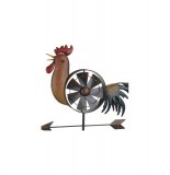 Girouette à vent coq - jardin - 4 parties