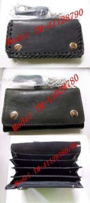 Portemonnaie en cuir avec chaîne - super prix