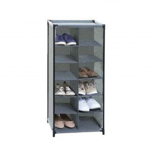 Armoire à chaussures - 12 paires - l 41 cm x p 36 cm x h 91 cm