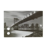 Bac magnétique pour clés - 30 x 20 cm - manhattan bridge