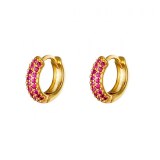 Lot boucles d'oreilles strass