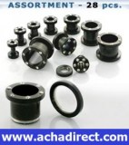 Lots Plug en Acier Noir