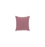 Coussin déhoussable - 38 x 38 cm - coton et polyester - rose