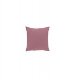Coussin déhoussable - 38 x 38 cm - coton et polyester - rose