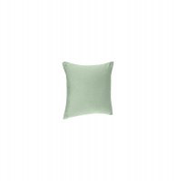 Coussin déhoussable - 38 x 38 cm - coton et polyester - vert