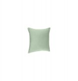 Coussin déhoussable - 38 x 38 cm - coton et polyester - vert