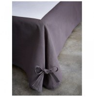 Cache-sommier - 140 x 190 cm - marron