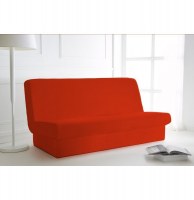 Housse de clic-clac - 135 x 195 cm - 100% polyester - pomme d'amour