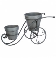 Porte plante - 2 pots terra