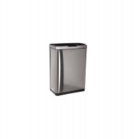 Poubelle automatique - 45l - acier inoxydable - silver