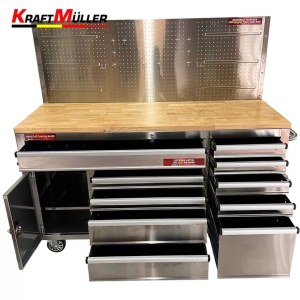 SERVANTE XXL KRAFTMULLER 10 TIROIRS ET PANNEAU ARRIÈRE