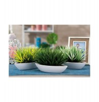 Plante artificielle - 26 x 10 x 18 cm - vert