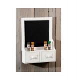 Etagère murale avec ardoise - 43 x 14 x 58 cm