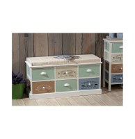 Banquette à tiroirs - 100 x 36 x 50 cm