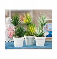 Plante artificielle - 9,5 x 27 cm - vert
