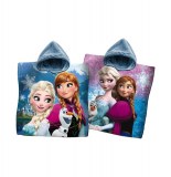 Poncho de bain - la reine des neiges - 55 x 110 cm - linge de bain