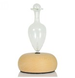 Diffuseur d'huiles essentielles avec fonction minuterie - bois et verr