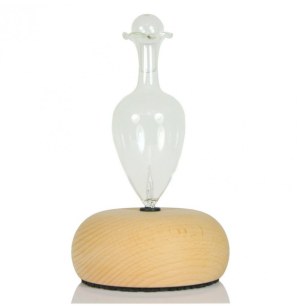 Diffuseur d'huiles essentielles avec fonction minuterie - bois et verr