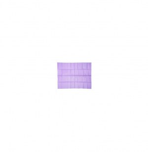 Natte de plage rectangle - 153 x 198 cm - plastique - violet