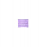 Natte de plage rectangle - 153 x 198 cm - plastique - violet